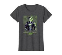 Star Trek: The Next Generation Resistance Is Futile Borg Camiseta, Mujer, Jaspeado Oscuro, L