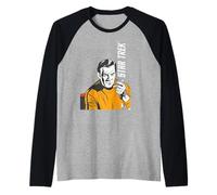 Star Trek: The Original Series Captain Kirk Classic Uniform Camiseta Manga Raglan