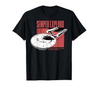 Star Trek: The Original Series Motto Semper Exploro In Red Camiseta