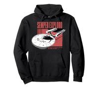 Star Trek: The Original Series Motto Semper Exploro In Red Sudadera con Capucha