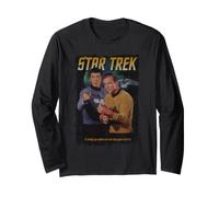 Star Trek The Original Series Retro Spock and Kirk Manga Larga