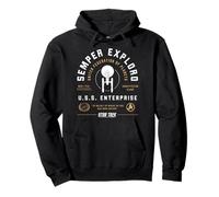 Star Trek: The Original Series Semper Exploro USS Enterprise Sudadera con Capucha