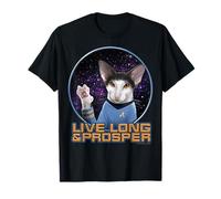 Star Trek: The Original Series Spock Cat Live Long & Prosper Camiseta