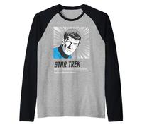 Star Trek: The Original Series Spock The Final Frontier Camiseta Manga Raglan