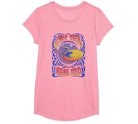 Star Trek The Original Series U.S.S. Enterprise Groovy Camiseta, Niñas, Rosado, S