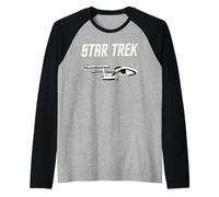 Star Trek: The Original Series U.S.S. Enterprise NCC-1701 Camiseta Manga Raglan