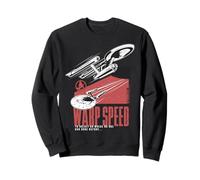 Star Trek: The Original Series Warp Speed To Boldly Go Sudadera