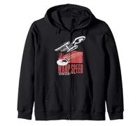 Star Trek: The Original Series Warp Speed To Boldly Go Sudadera con Capucha