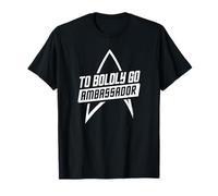 Star Trek To Boldly Go Camiseta