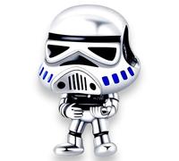 Star Trooper Wars Starshiptrooper Soldado Policía - Guerra Estrellas Universo Universo Universo Película Película Figura Charm Plata 925 - Pulsera de dijes Colgante Joyería Accesorios Regalo Plata de