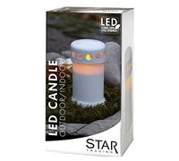 Star - Vela led (parpadeante), color blanco
