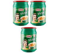 Star Victor Brodo - Caldo granular granular con extracto de carne (3 unidades, 1000 g, paquete de aproximadamente 56 litros de caldo)
