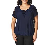 Star Vixen para Mujer 8220-IT-X Manga Corta Blusa - Azul - 3X