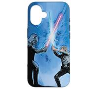 Star War: El Imperio contraataca con Espadas láser Battle Blue Carcasa para iPhone 16