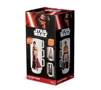 Star Wars 11-Oz Apilables Tazas - Princesa Leia, Han Solo En Carbonita, Y Lando