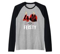 Star Wars 40th Birthday Party "40 and Feisty" Darth Vader Camiseta Manga Raglan