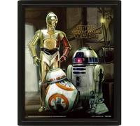 Star Wars 7 - Poster 3D Droids