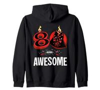 Star Wars 80th Birthday Party "80 and Awesome" Darth Vader Sudadera con Capucha