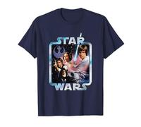 Star Wars A New Hope 1977 Tie Dyed Rebel Frame Camiseta