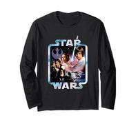 Star Wars A New Hope 1977 Tie Dyed Rebel Frame Manga Larga