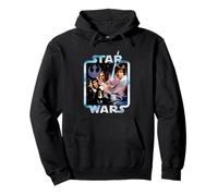 Star Wars A New Hope 1977 Tie Dyed Rebel Frame Sudadera con Capucha