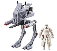 Star Wars ActionVerse AT-RT & Imperial Remnant AT-RT Driver, Action Figure & Veh