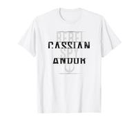 Star Wars: Andor Cassian Andor Rebel Spy Text Logo Camiseta