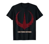 Star Wars Andor "I Have Friends Everywhere" Quote Rebel Logo Camiseta