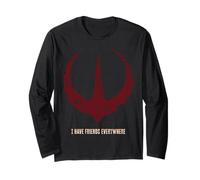 Star Wars Andor "I Have Friends Everywhere" Quote Rebel Logo Manga Larga