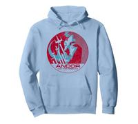 Star Wars Andor Join The Rebellion Cassian Andor Stamp Sudadera con Capucha, Unisex para Adultos, Azul Polvoriento, S