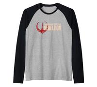 Star Wars Andor "Welcome to the Rebellion" Quote Rebel Logo Camiseta Manga Raglan