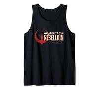 Star Wars Andor "Welcome to the Rebellion" Quote Rebel Logo Camiseta sin Mangas