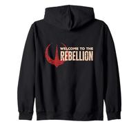 Star Wars Andor "Welcome to the Rebellion" Quote Rebel Logo Sudadera con Capucha