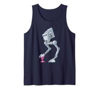 Star Wars AT-ST Stepping On Chewing Gum Funny Camiseta sin Mangas