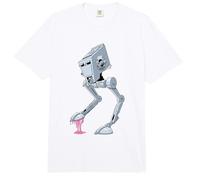Star Wars AT-ST Stepping On Chewing Gum Funny Comfort Colors Adult Heavyweight T-Shirt