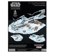STAR WARS Atomic Mass Games Legion Crashed X-Wing Terrain Expansion | Juego de Batalla para Dos Jugadores | Juego de miniaturas | Juego de Estrategia para Adultos y Adolescentes | A Partir de 14 años