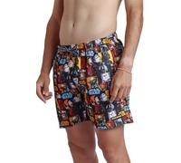 Star Wars Bañador Comic Style de Hombre en Poliéster con Cinturilla Elástica, Cordón, Bolsillos Laterales, Bolsillo Trasero y Forro Interior Veraniego Multicolor Talla XL