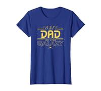 Star Wars Best Dad in The Galaxy Birthday Father’s Day Camiseta, Mujer, Azul Real, S