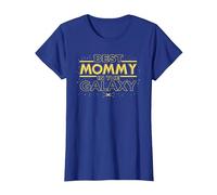 Star Wars Best Mommy in The Galaxy Birthday Mother’s Day Camiseta, Mujer, Azul Real, XS