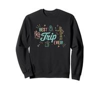 Star Wars Best Trip Ever Group Shot Cute Outline Chest Logo Sudadera