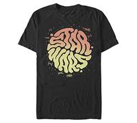 STAR WARS Big & Tall Celestial Psychedelic Men's Tops Short Sleeve Tee Shirt, Black, Large