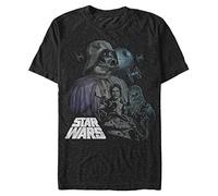 STAR WARS Big & Tall Galactic Empire Men's Tops Short Sleeve Tee Shirt, Black, 3X-Large