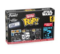 Funko Bitty Pop! 4 Pack: Star Wars - Darth Vader,Tie Fighter Pilot & More | Merchandising Oficial - Mini Figuras de 2,2 cm con Expositor - Decoración de Tartas y Regalo de Fiesta