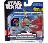 Bizak Nave Star Wars Ginivex Class Starfighter 8 cm, incluye 1 figura