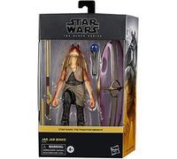 Star Wars Black Series - Figura de acción de lujo de 6 pulgadas, Phantom Menace, Jar Binks, Star Wars 2021 The Black Series, figura de acción de lujo de 6 pulgadas, JAR JAR BINKS Movie Hasbro Episodio