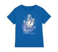 mandarin creative ltd Star Wars Blast Off R2d2 Unisex Kids T Shirt Camiseta, Azul Cobalto, 12-13 años para Niños