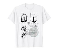 Star Wars Boba Fett Bounty Hunter Fact Sheet Camiseta