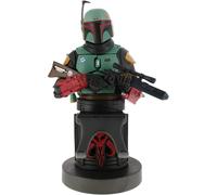 Cable Guys - Star Wars Boba Fett The Mandalorian Gaming Accessories Holder & Phone Holder for Most Controller (Xbox, Play Station, Nintendo Switch) & Phone
