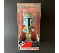 Star Wars BOBA FETT Holiday PVC bobble-head 16cm Funko Wacky Wobbler clear box