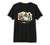 Star Wars Boun-Tea Hunters Drinking Boba Tea with Boba Fett Camiseta Premium